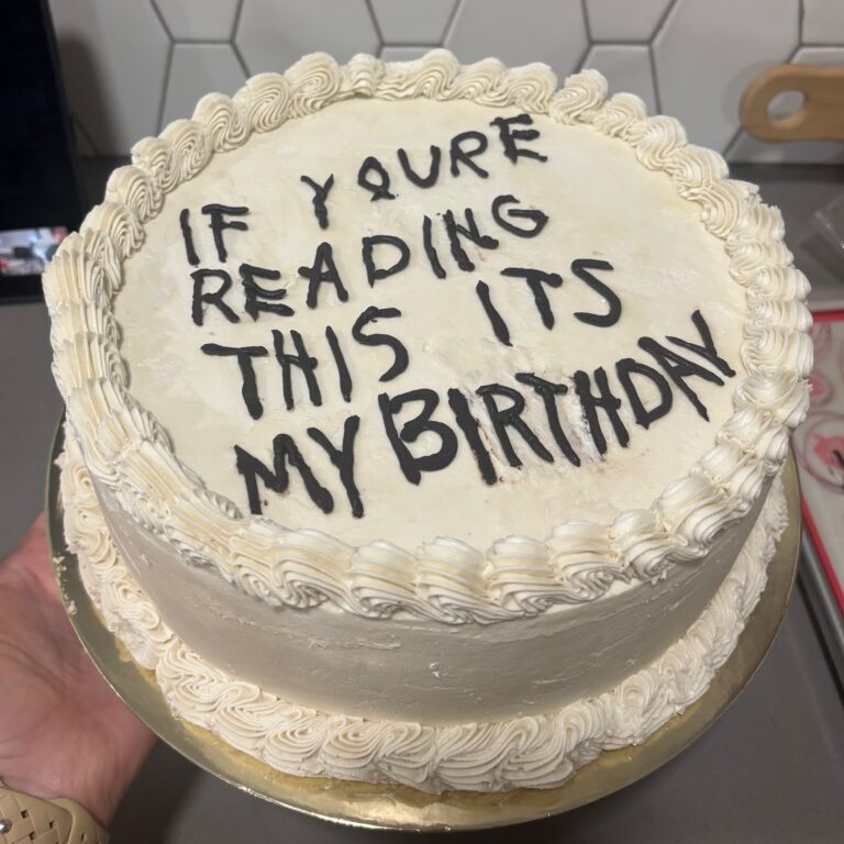 Drake-themed birthday cake